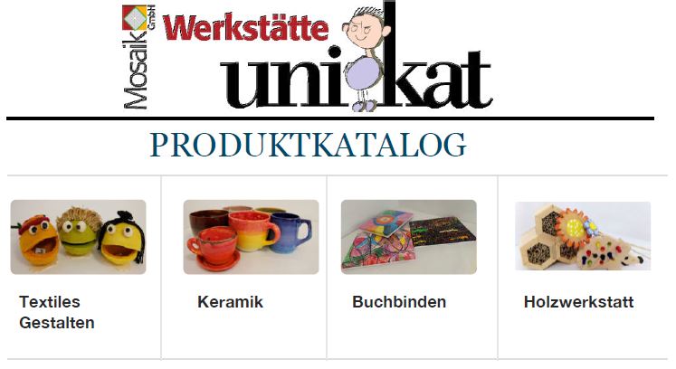 Produktkatalog Unikat 